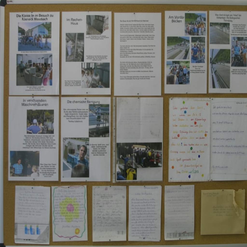 Die Schüler bedankten sich mit persönlichen Briefen