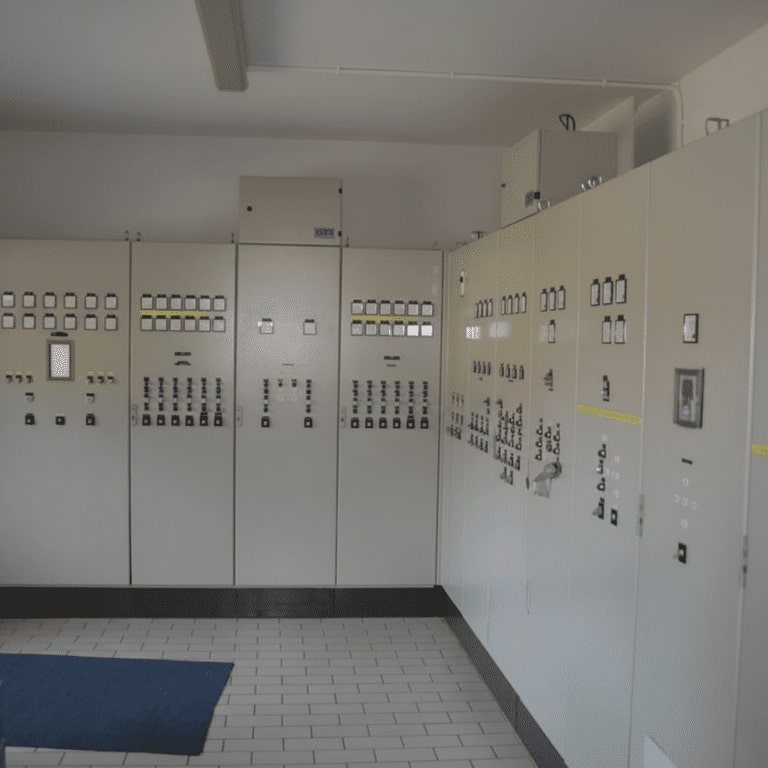 Schaltschränke der Unterstation